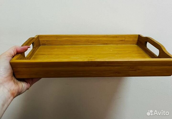 Поднос икеа фруктскэл бамбук 35 см 5 см 23 см