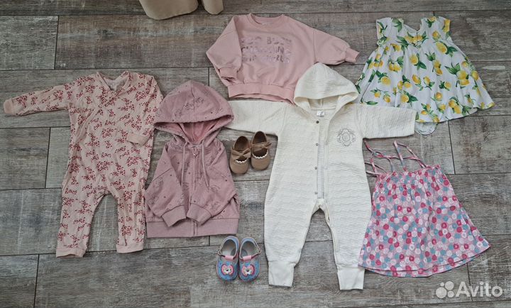Пакет вещей на девочку 74 80