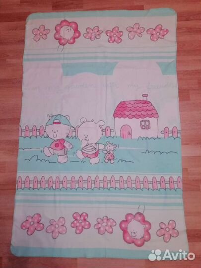 Байковое одеяло 140 х 90