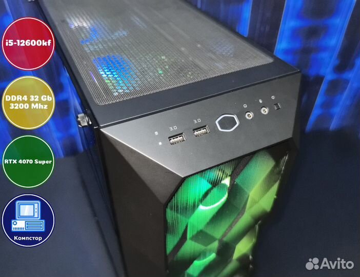 Сборка пк для 2к i5-RTX4070SUP-32DDR4-MJP59602-B760