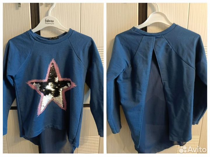 Одежда для девочки пакетом 128-134