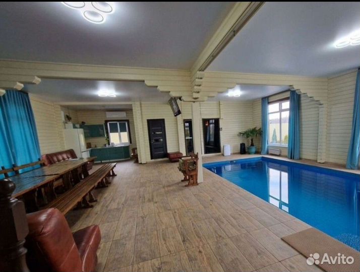 Баня сауна с бассейном