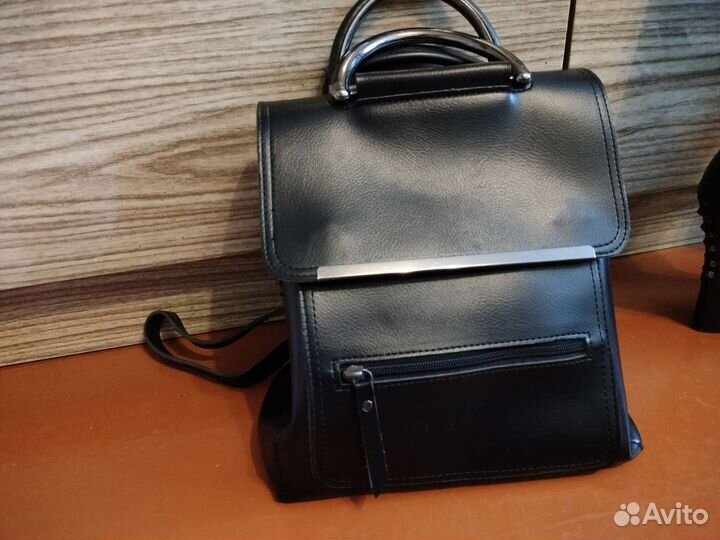 Сумка портфель женская натуральная кожа
