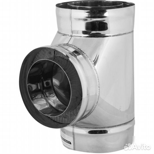 Дымоход сэндвич тройник