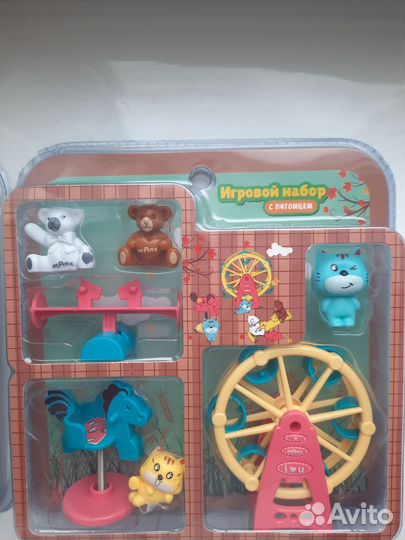 Игровой кукольный набор с питомцами котиками