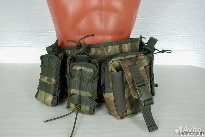 Разгрузка тактическая поясная с молле мох и олива