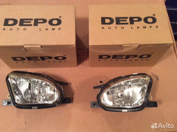 Противотуманные фары мерседес E-211 L+ R depo. тай