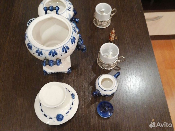 Самовар гжель