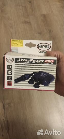 Разветвитель прикуривателя heyner usb для авто