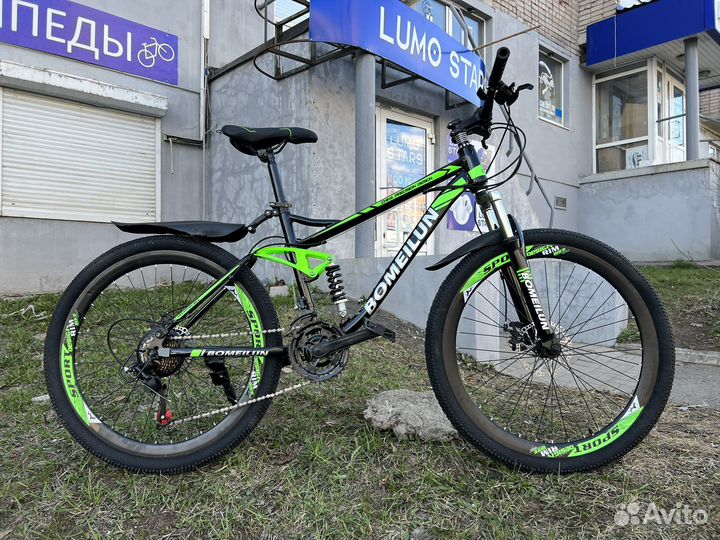 Двухподвесный велосипед