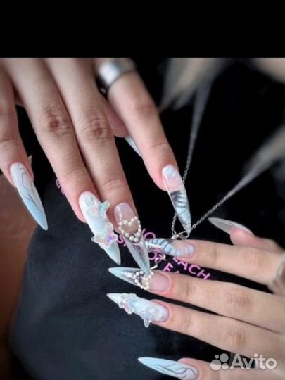 Наращивание ногтей на дому
