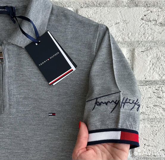 Мужское вязаное поло Tommy Hilfiger