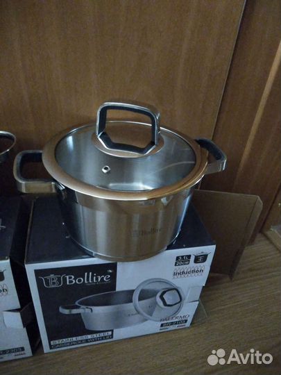 Кастрюли 3.1, 3.4 л