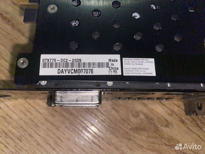 Видеокарта gtx 770 2gb