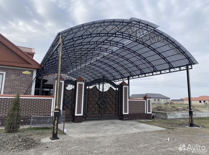 Навесы козырьки перила