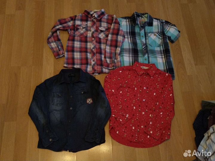 Рубашки для мальчика 122 см