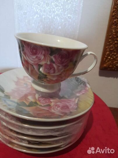 Чайный набор новый на 12 персон