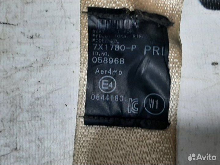 Ремень безопасности задний правый Lexus Rx450H