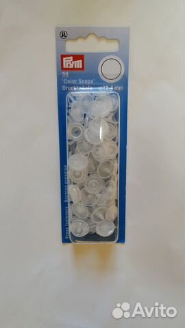 Кнопки Prym 393199 Color Snaps пластик d 12.4 мм