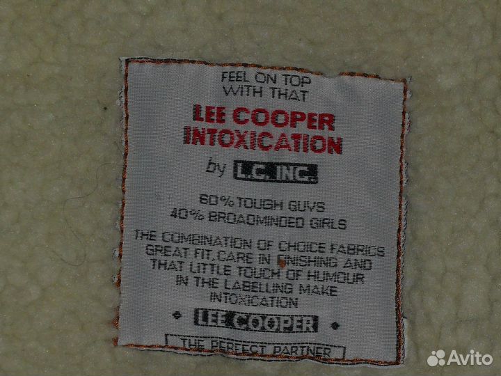 Куртка джинсов. мех. Lee Cooper 80-х гг.нов.54-182