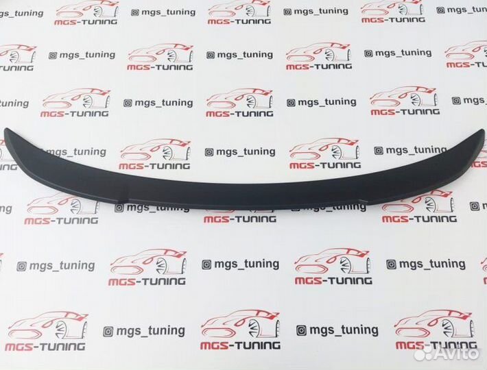 Спойлер на BMW 2 series F22 CS Style Черный мат