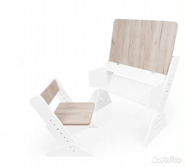 Детская растущая парта и стул 