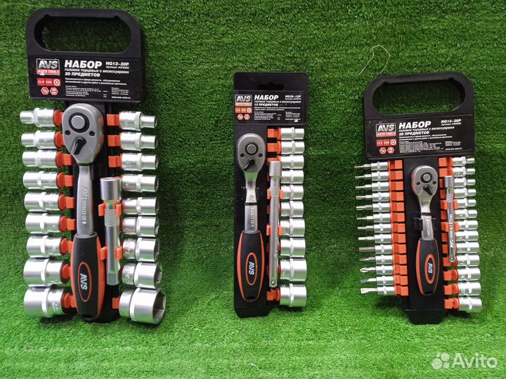 Наборы головок торцевых с аксессуарами