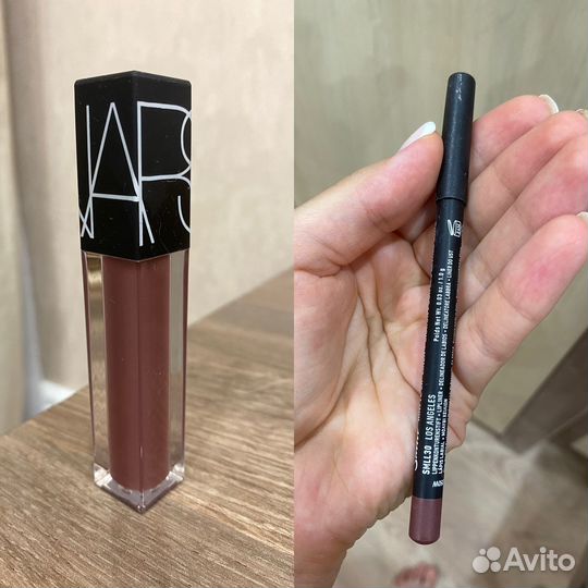 Глайд для губ Nars и карандаш для губ Nyx