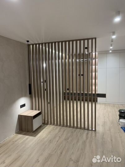 Реечные перегородки