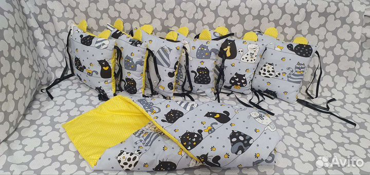 Бортики в кроватку