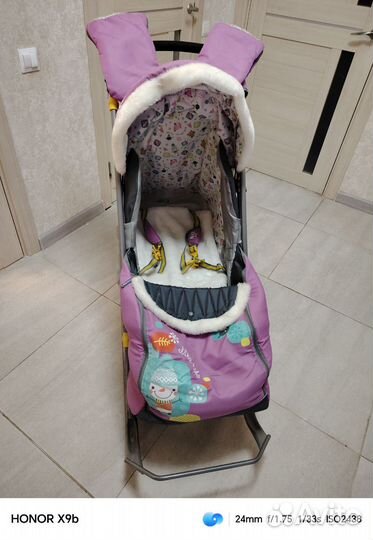 Детские санки коляска бу