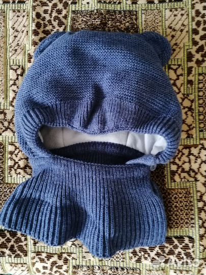 Шапка шлем (капор) журавлик 46 48