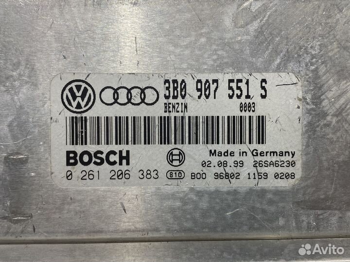 Эбу двигателя VAG Audi A4 B5 A6 C5 Passat B5