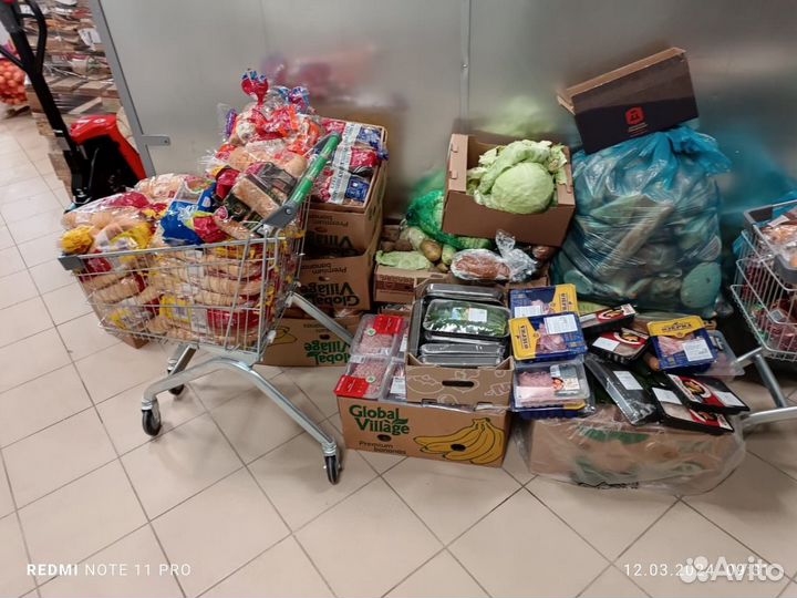 Списанные продукты на корм животным