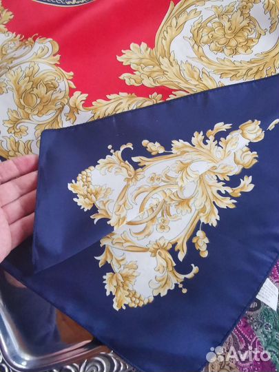 Шикарный винтажный платок италия
