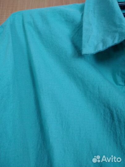 Рубашка женская бирюзового цвета