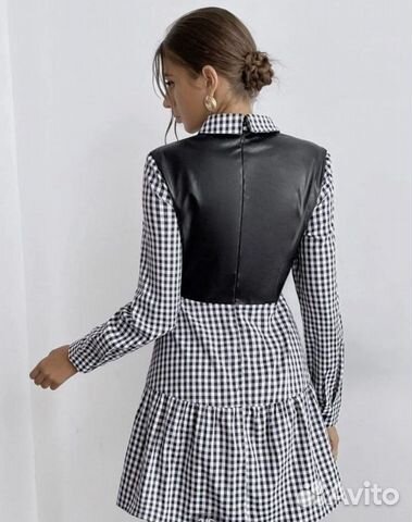 Платье в клетку