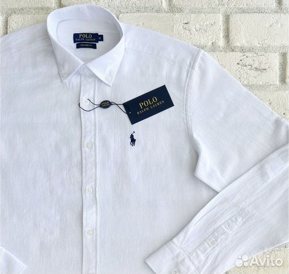 Льняная рубашка Ralph Lauren