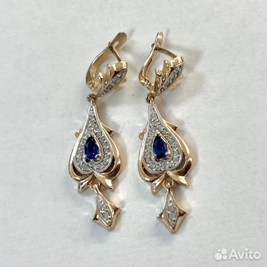 Золотые серьги