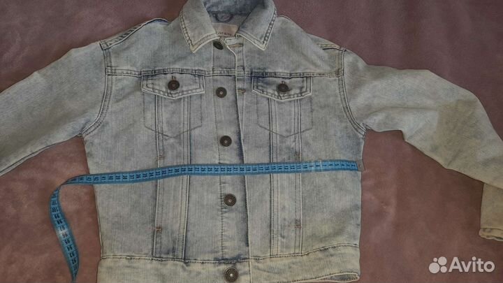 Джинсовая куртка для мальчика 128