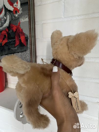 Игрушка ручной работы собака(Продана)