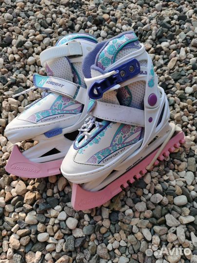 Коньки детские раздвижные