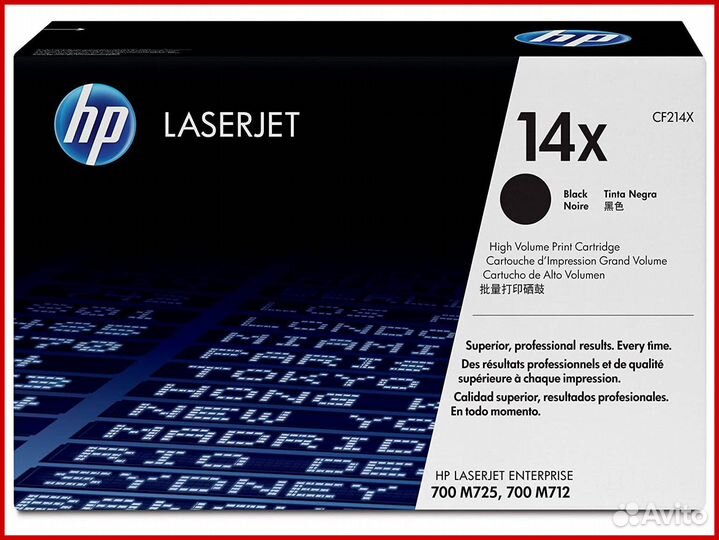 Картридж HP CF214X № 14X черный