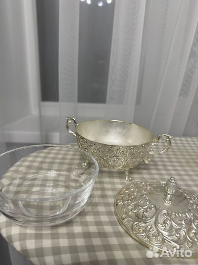 Ваза мельхиор