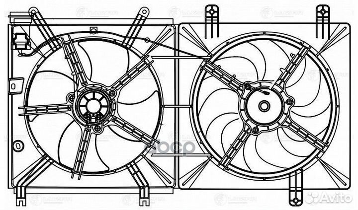 Вентилятор радиатора lifan X60 (12) 1.8I (2