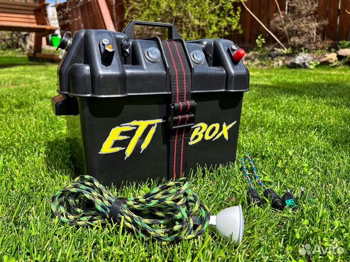 Ящик для аккумулятора в лодку палатку