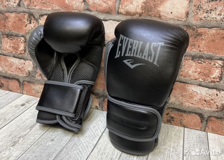 Боксерские перчатки Everlast Powerlock PU 2 Black