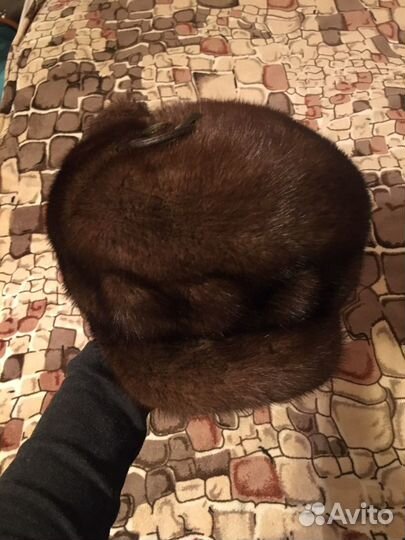 Норковая шапка новая