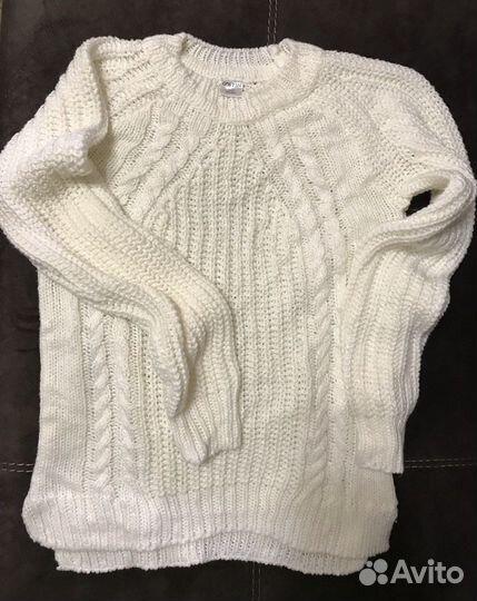 Свитер белый для девочки на 12 лет