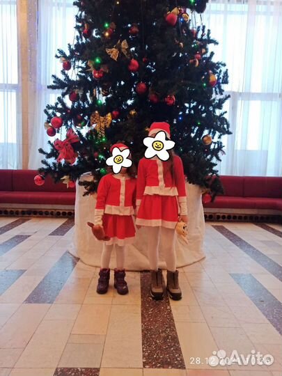Новогодний костюм для девочки 104 и 110